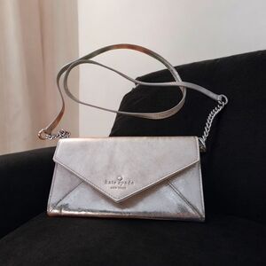 Kate Spade Metallic Gold Envelope Crossbody Bag